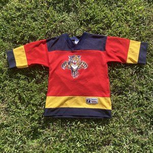 Vintage Logo 7 Florida Panthers Scott Mellanby #27 Red Jersey Youth Size Large